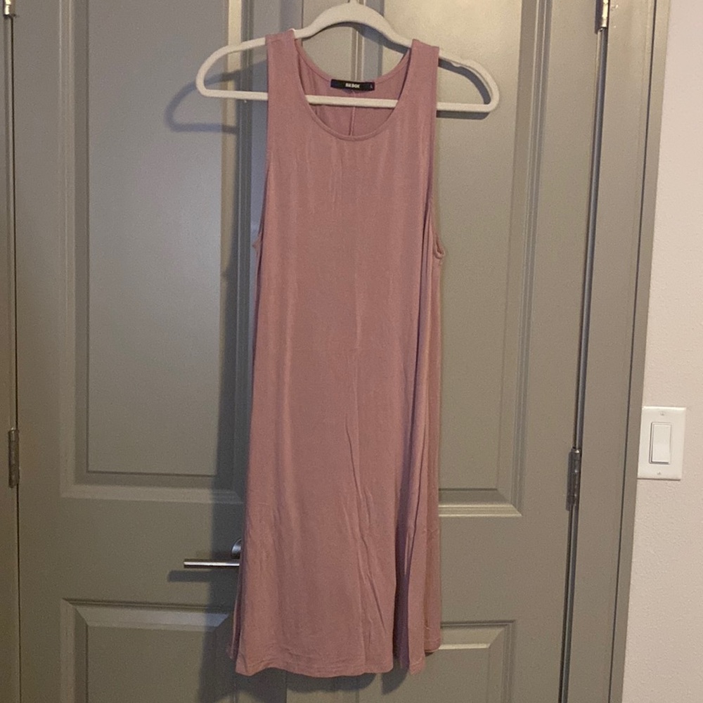 Bik bok mauve shirt dress